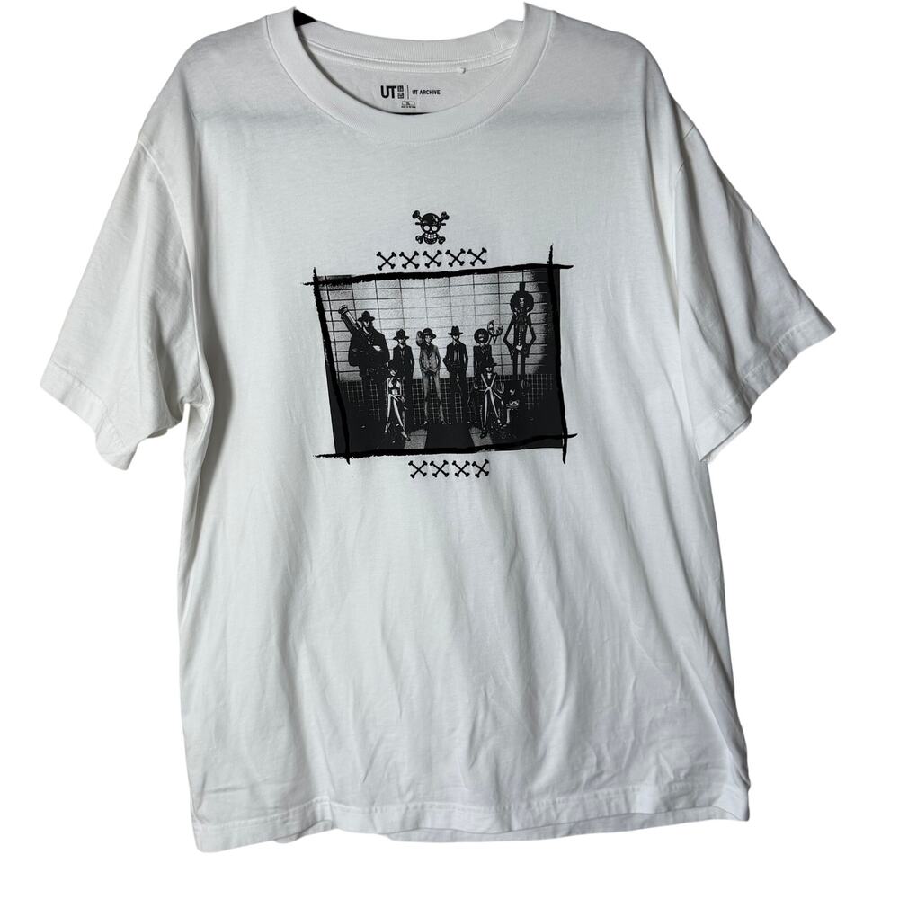 UNIQLO UT Archive One Piece Strong World Luffy T Shirt Men's XL White